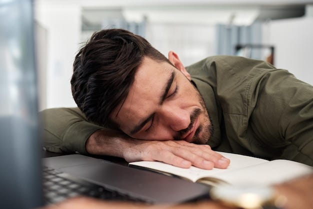 Premium Photo | Sleeping businessman and desk in office workplace and  consultant with fatigue tired energy and corporate burnout Exhausted  employee and person sleep at work from stress anxiety or overtime