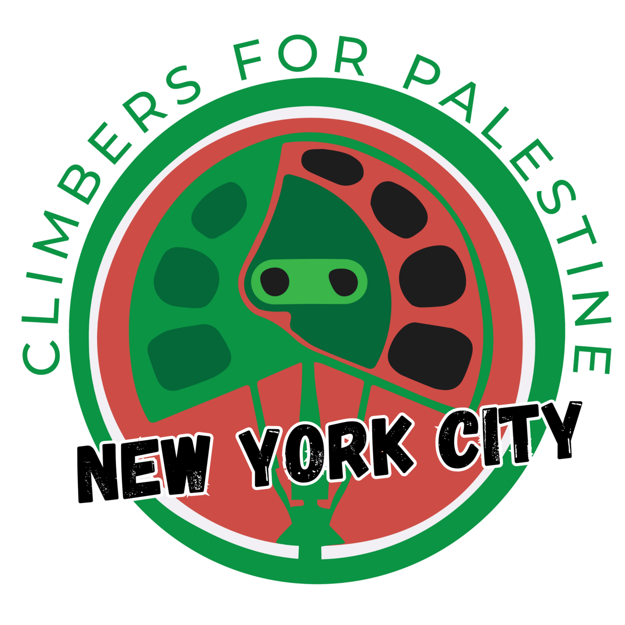 Artwork for Climbers for Palestine NYC