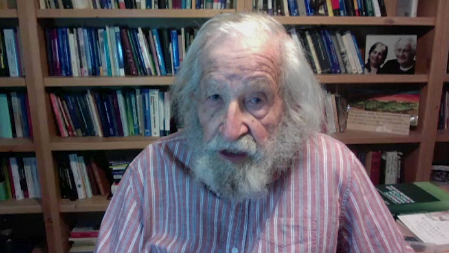 As Noam Chomsky Turns 93, He Urges Young People to Create a “Much Better  World” Through Activism