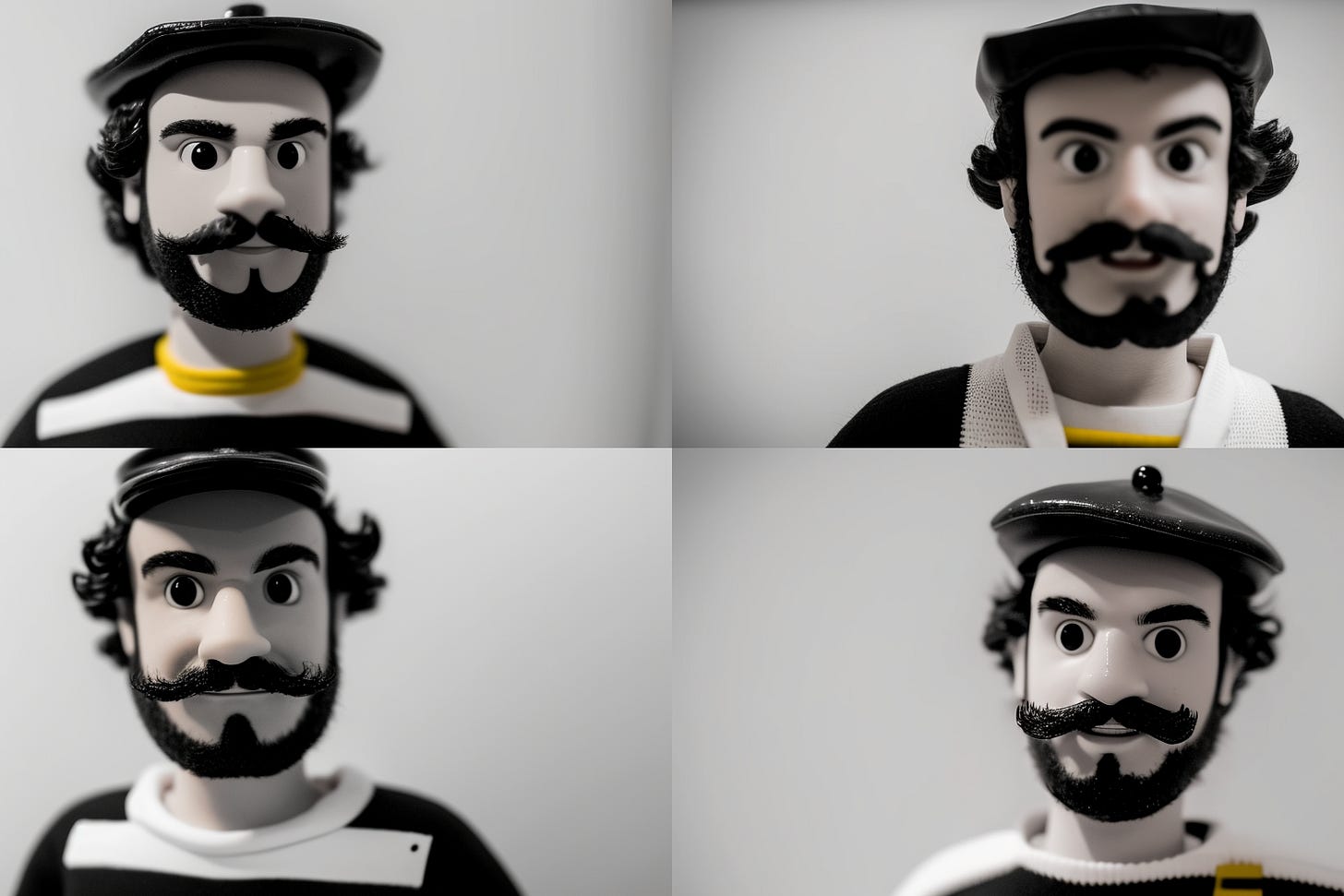 MJ V4 images fusing LEGO and the man