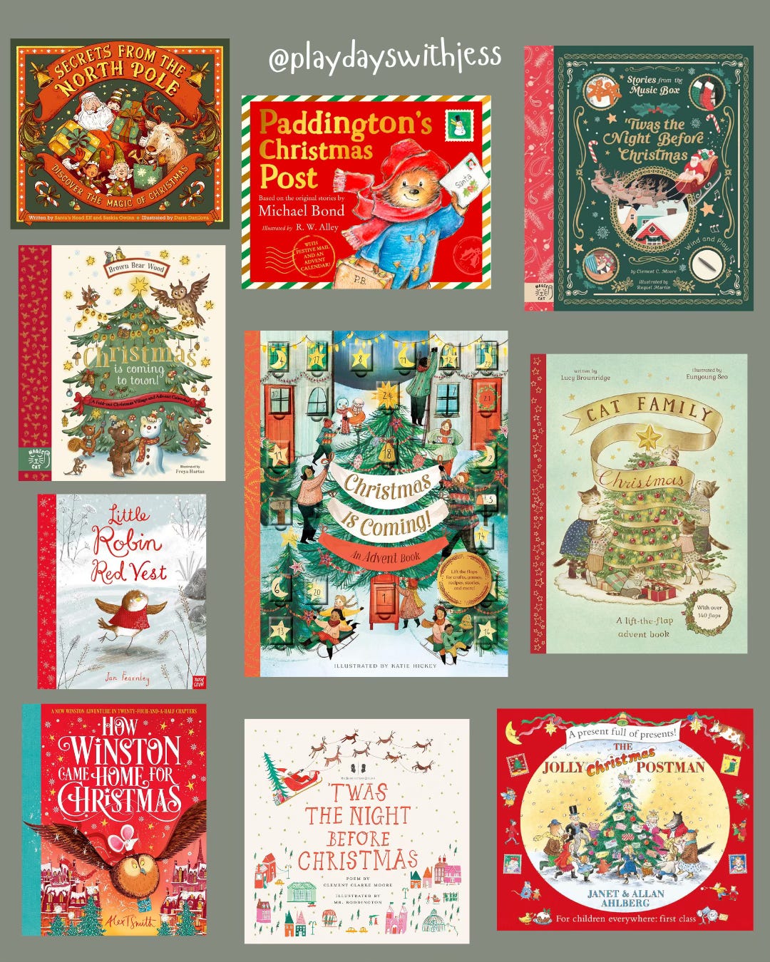 Christmas Book Recommendations - Play Days With Jess