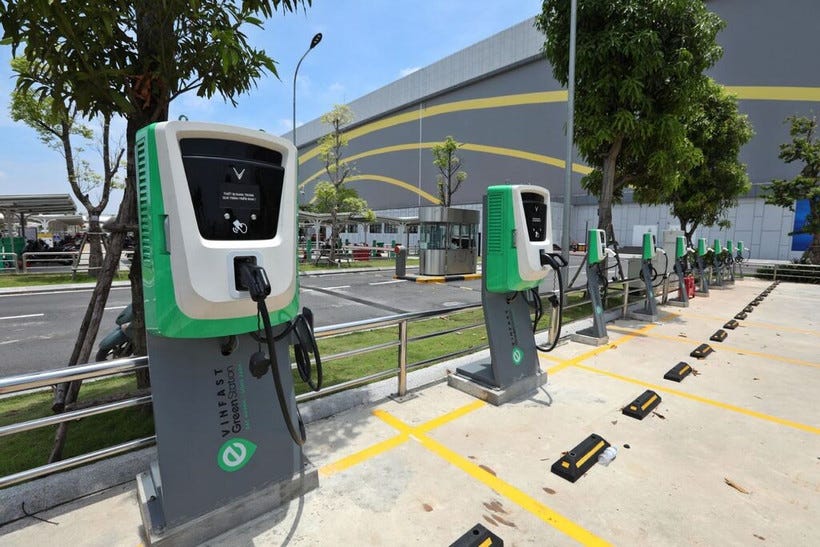 Vinfast Charging Station. 출처:Vietnam Plus Vinfast Charging Station. 출처:Vietnam Plus