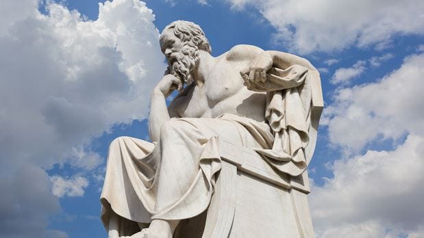 Socrates, Leonidas Drosis (Adacemy of Athens) | Trip2Athens.com