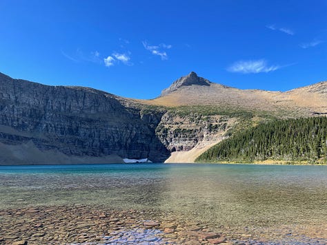 Images from Kate Kchugh's hike of the Continental Divide Trail through Glacier National Park