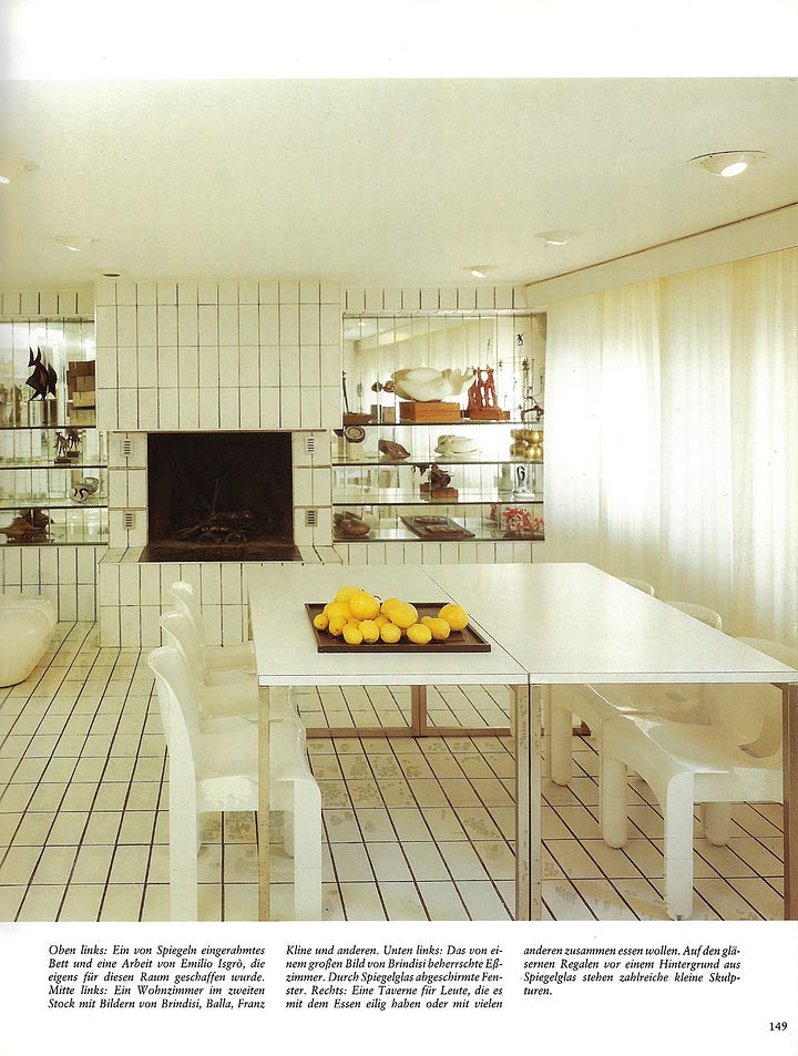 Tiled Monochrome madness - a slept-on interior from the era.