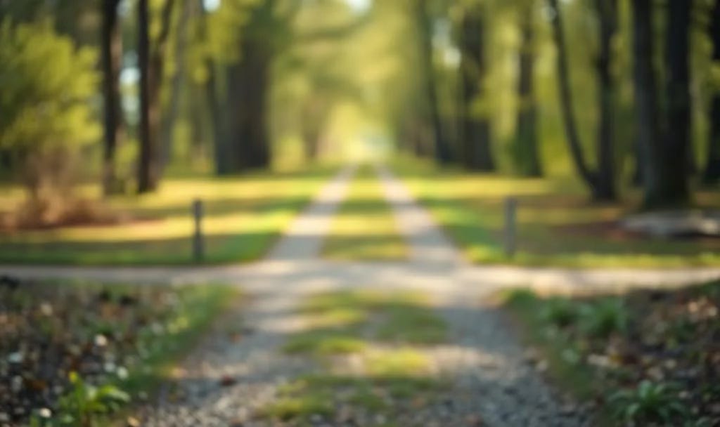 A tree-lined path stretching into the distance, symbolizing choices and strategic direction A tree-lined path stretching into the distance, symbolizing choices and strategic direction
