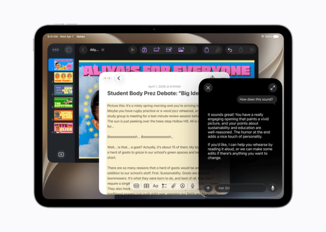 Siri AI can give users tips and suggestions to improve their writing. Siri AI can give users tips and suggestions to improve their writing.