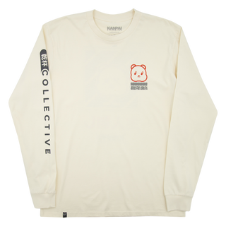 THE COLLECTIVE LS TEE-ECRU 2