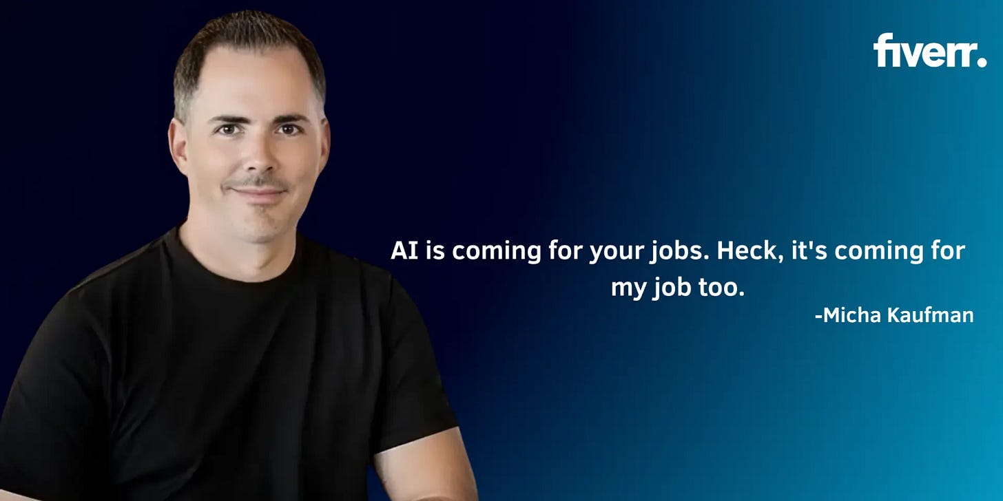 Fiverr CEO reveals 8 jobs AI may kill off, Including his own | YourStory