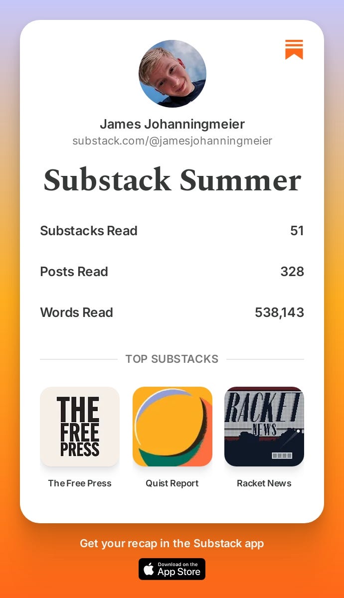 Substack Summer Substack Summer