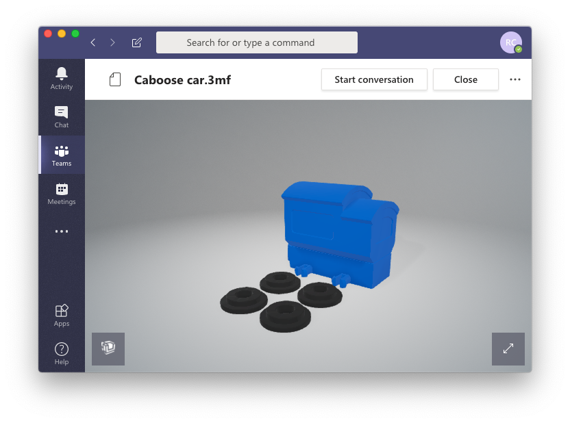 Antrprima di un file in Microsoft Teams Antrprima di un file in Microsoft Teams