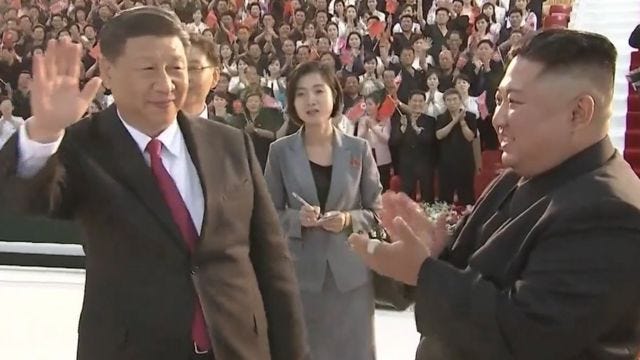 시진핑과 김정은