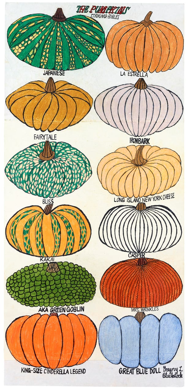 The Pumpkins by Gregory Blackstock on artnet