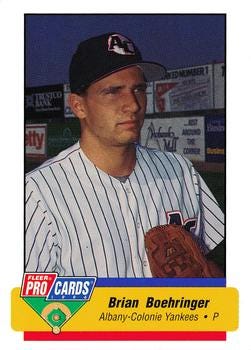 1994 Fleer/ProCards #1430 Brian Boehringer Front 1994 Fleer/ProCards #1430 Brian Boehringer Front