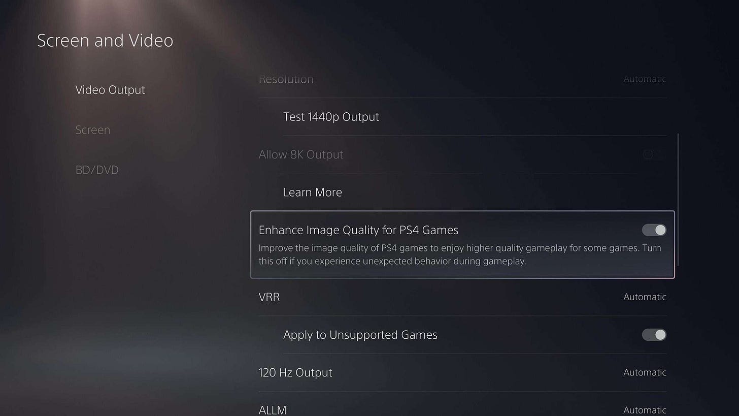 PS5 Pro hidden feature PS5 Pro hidden feature