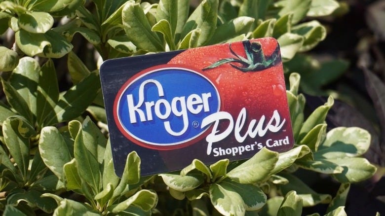 A Kroger's Plus Card A Kroger's Plus Card
