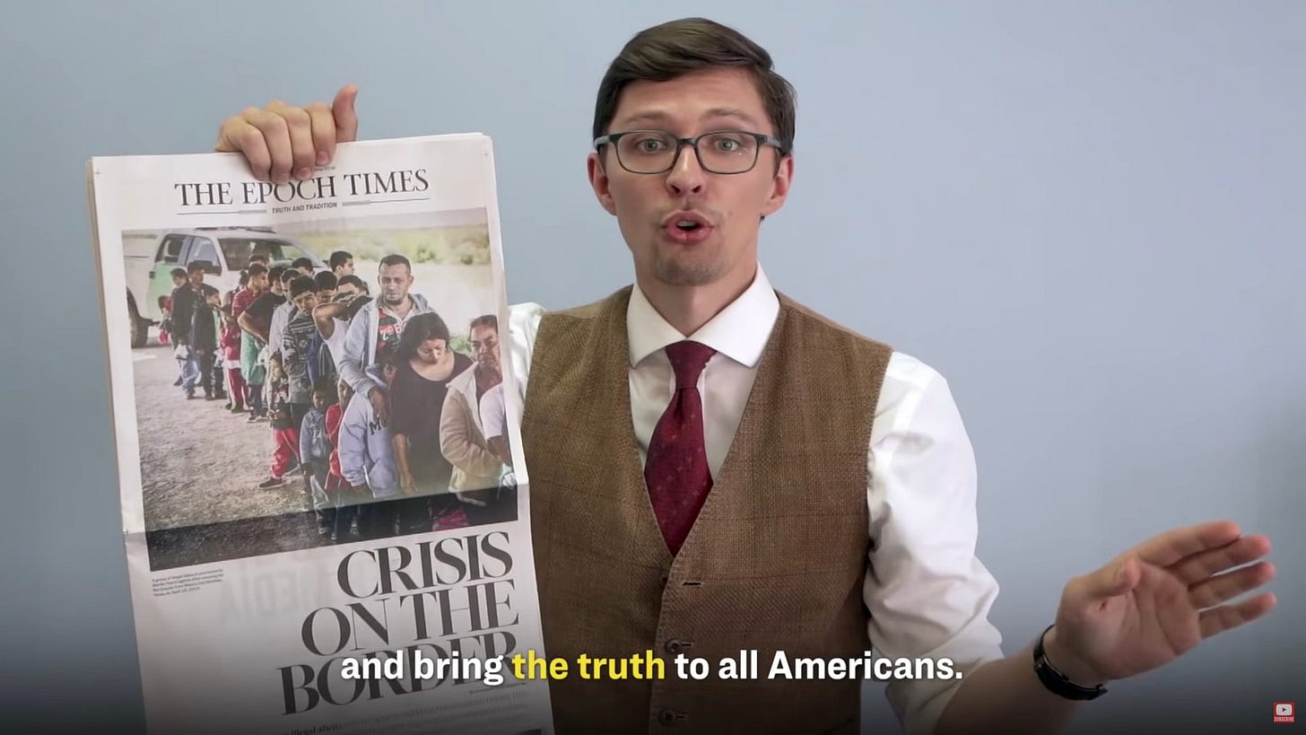 Epoch Times, Punished by Facebook, Gets a New Megaphone on YouTube - The  New York Times