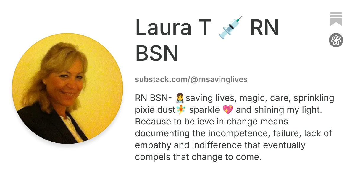Laura T 💉 RN BSN | Substack