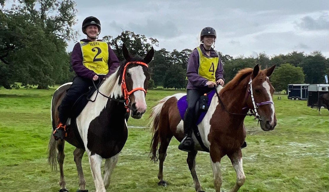 Downpours at Shane’s Castle don’t dampen endurance riders’ spirits!