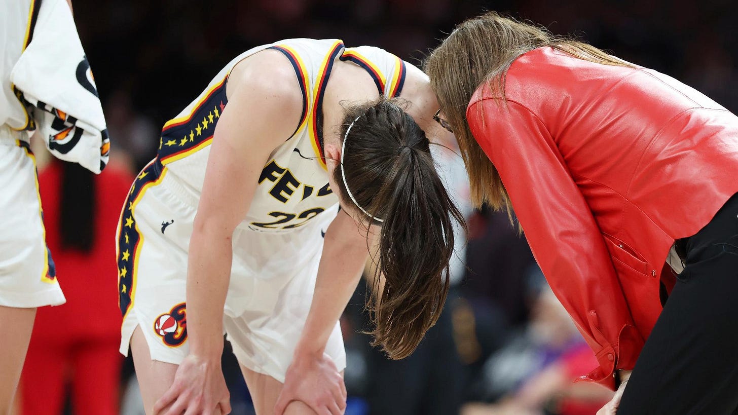 Caitlin Clark's injury forces her out of WNBA All-Star Game
