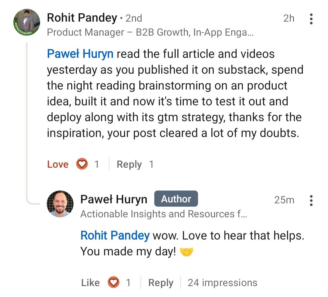 Building a RAG chatbot LinkedIn comment