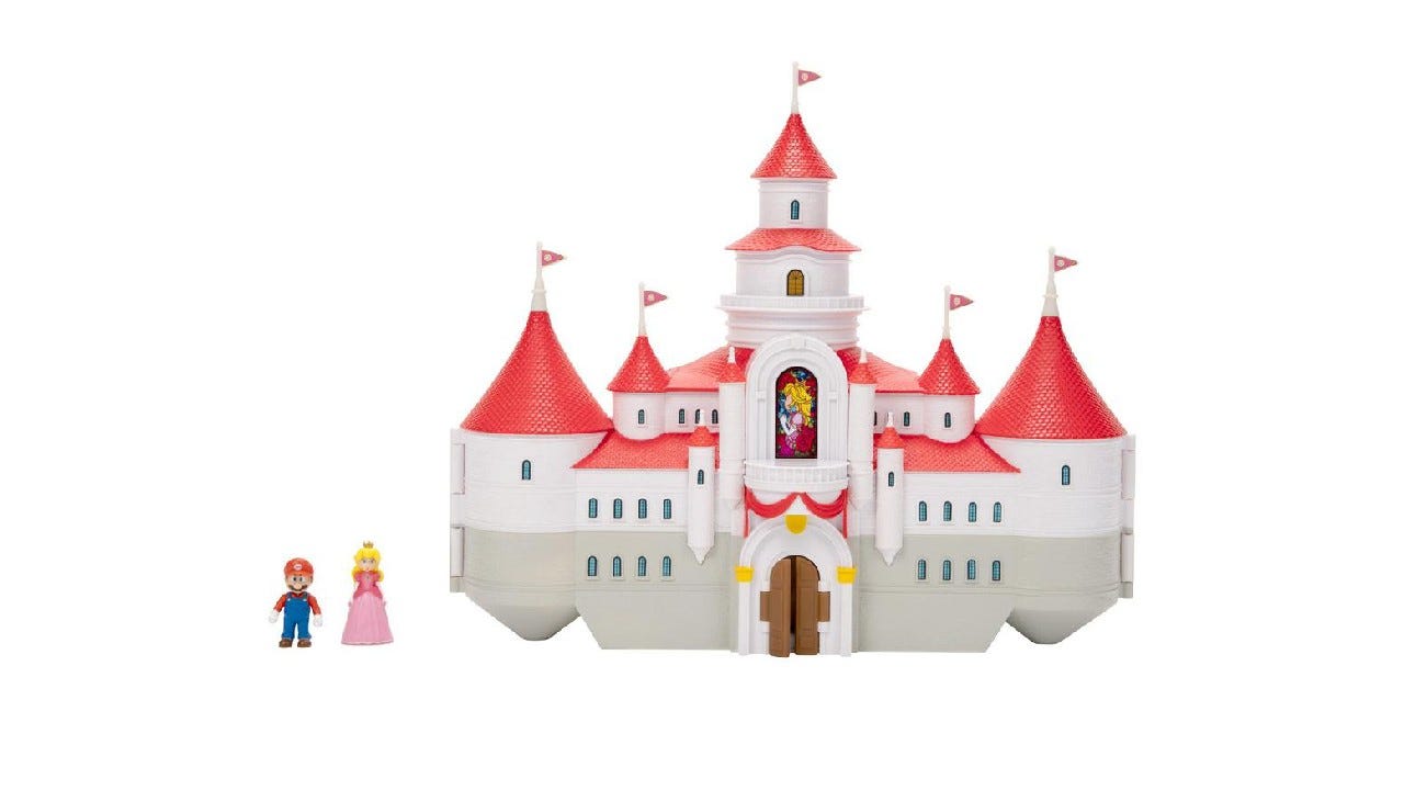 Super Mario Bros. Movie Mushroom Kingdom Castle Playset