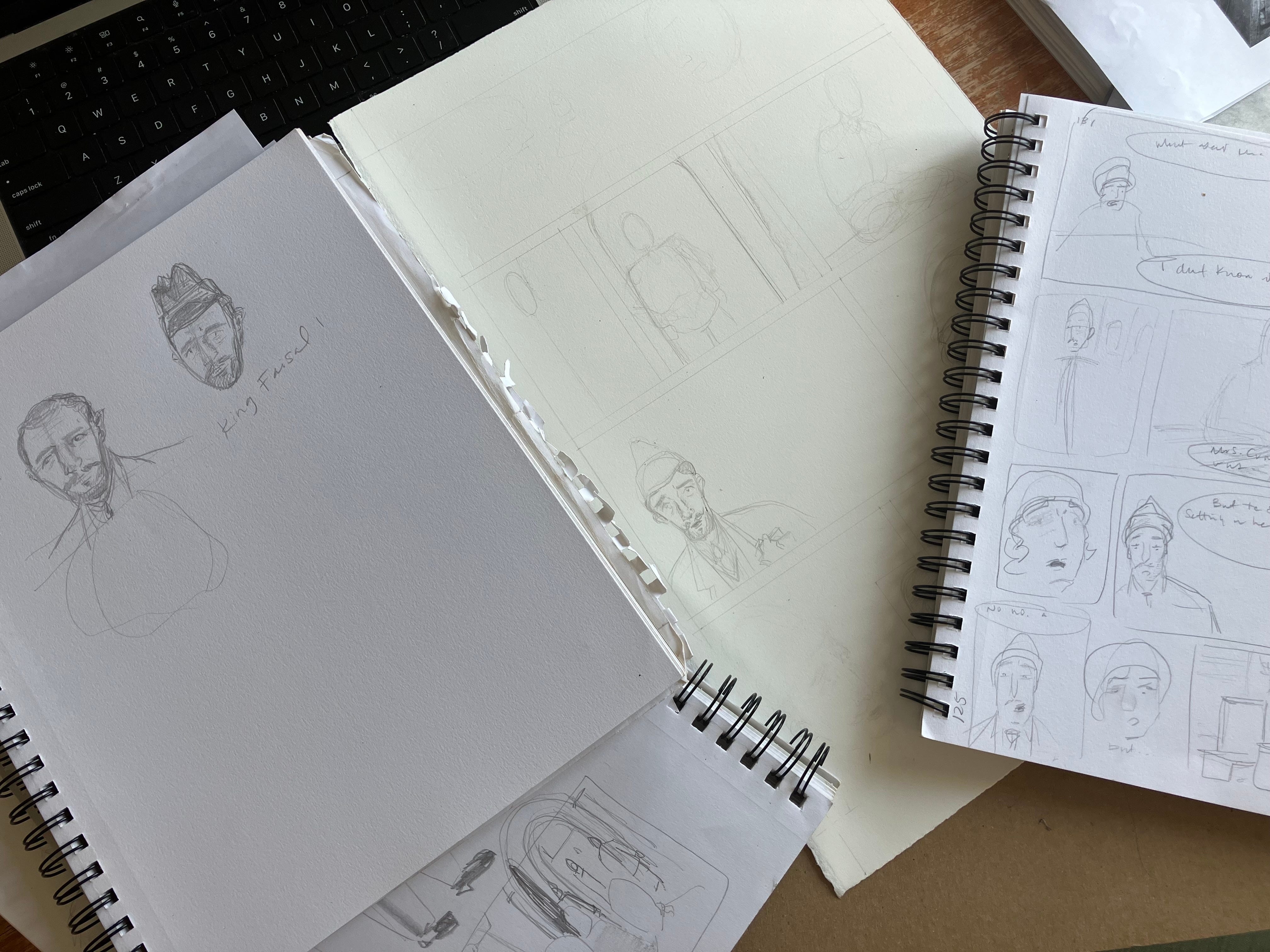 The Drawing Table - by The Long Grave Comic