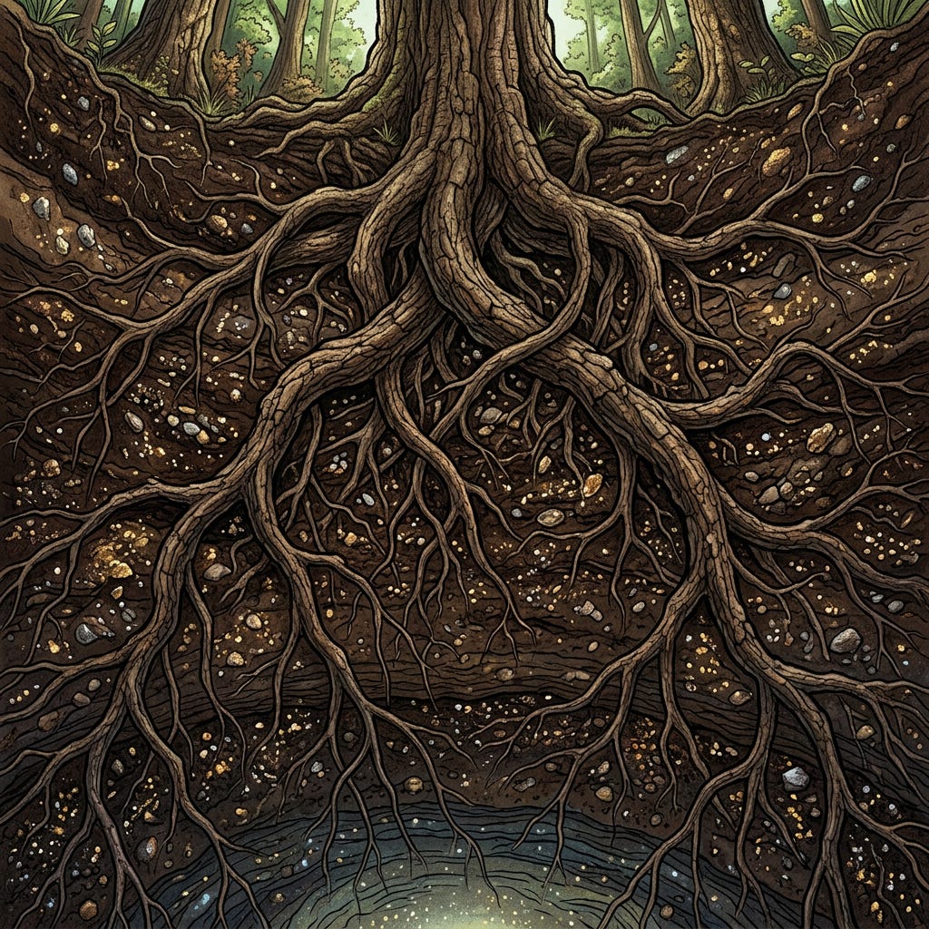 Nourishing Roots: Center of Growth | Website Name | AI Art Generator |  Easy-Peasy.AI