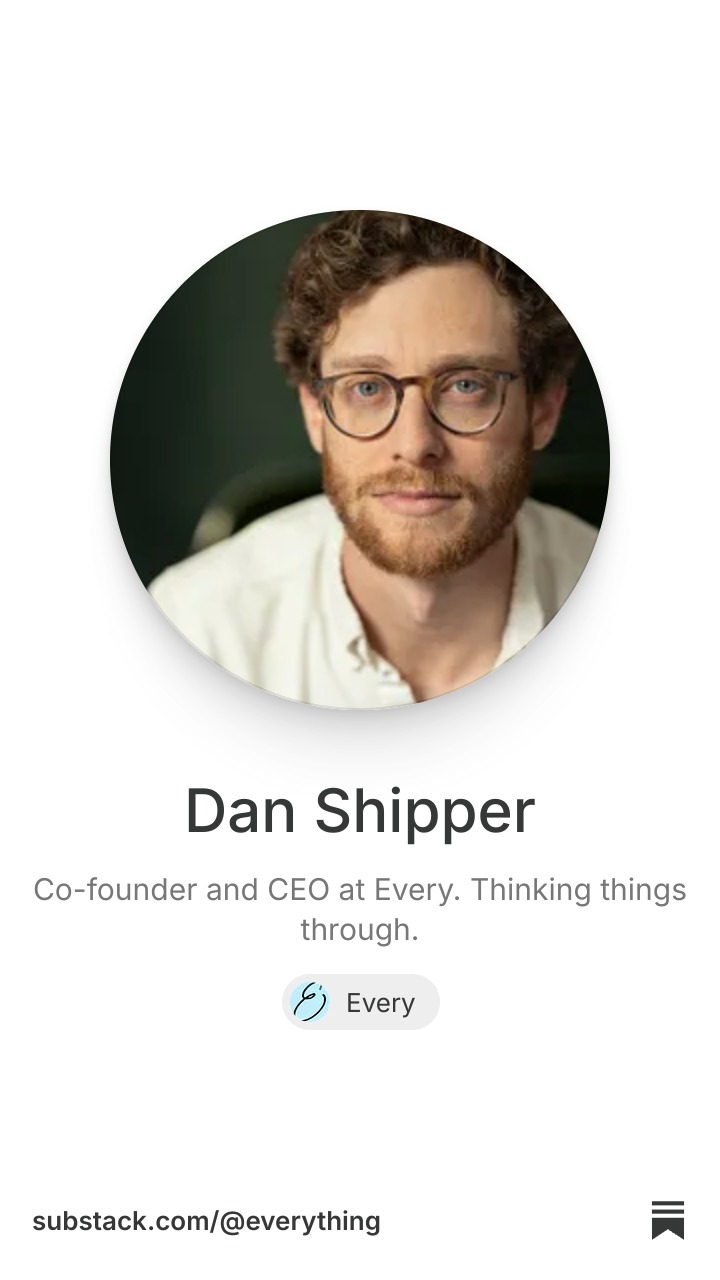 Dan Shipper | Substack