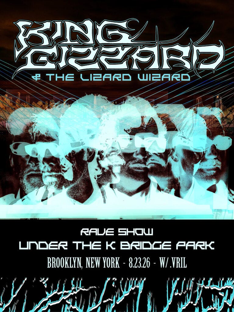 King Gizzard & the Lizard Wizard Announce NYC "Rave Show" - EDM