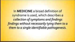Syndrome | PPT