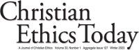 Christian Ethics Today