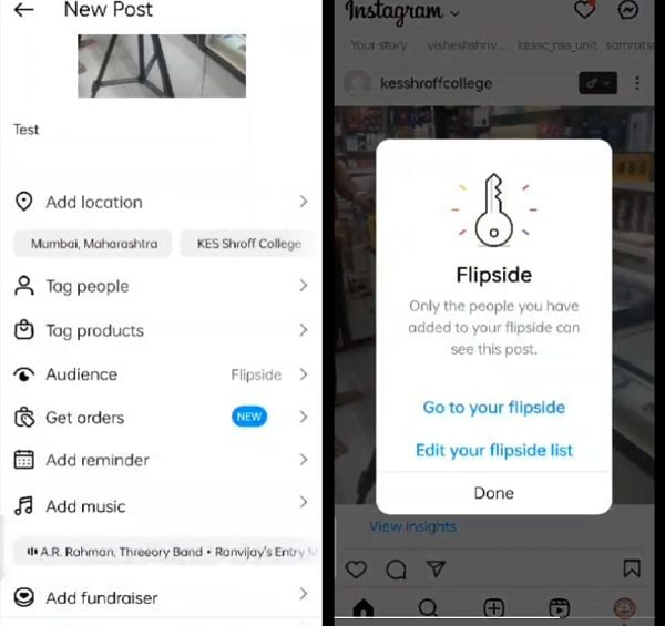 Instagram Flipside