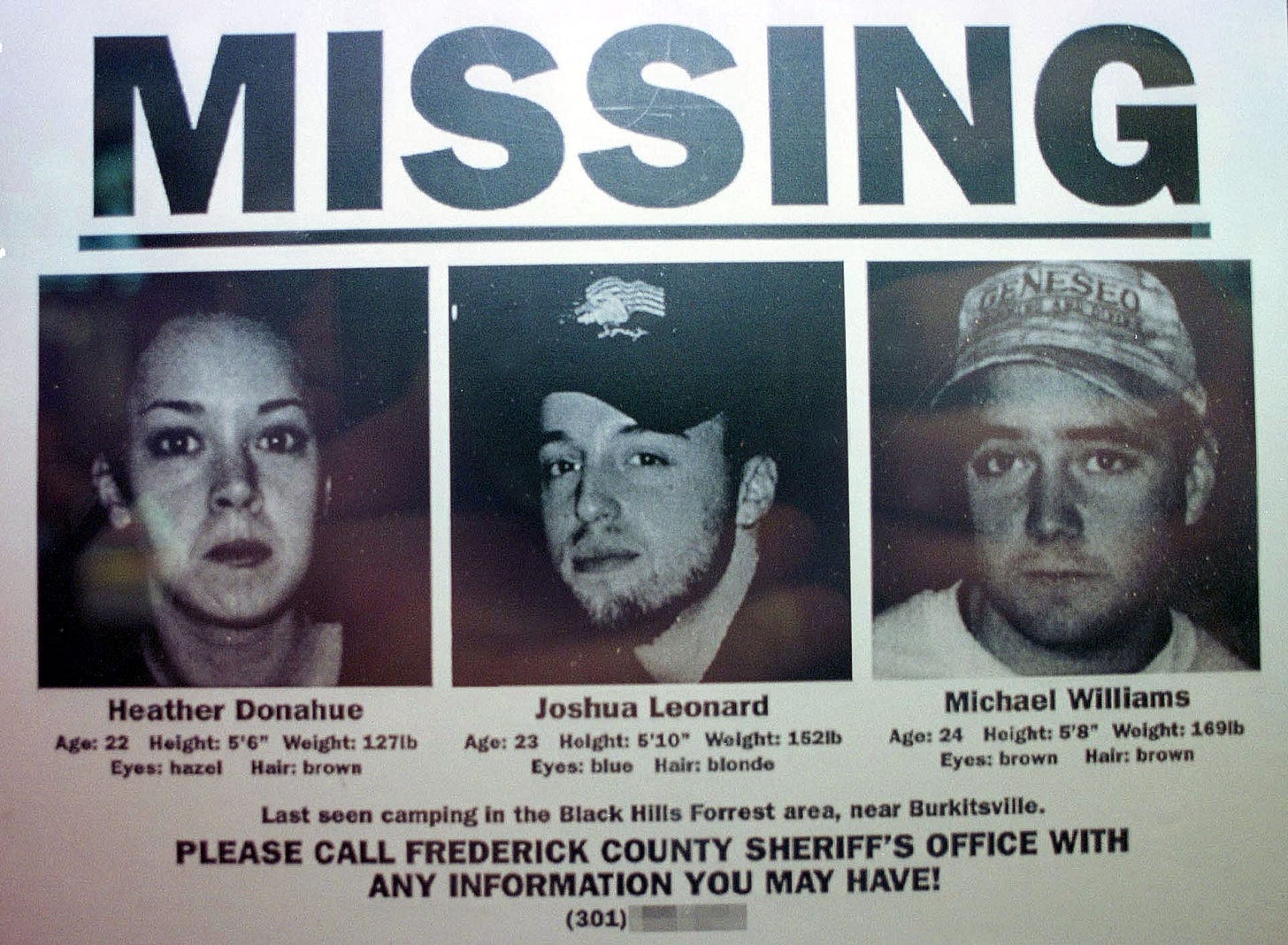 The Blair Witch Project' Original Cast Members Request Retroactive Payment  | Vanity Fair