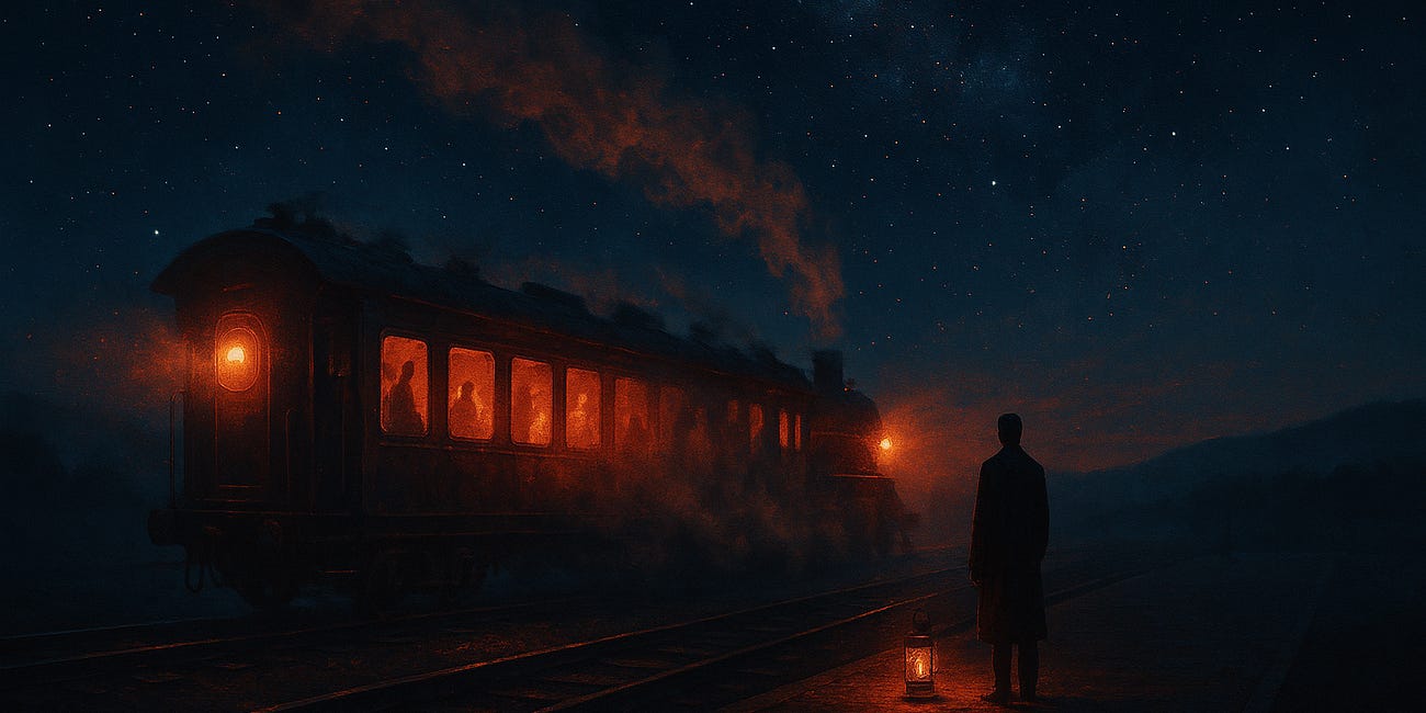 🩸🚆 The Train and the Inner Station: A Parable of the Self