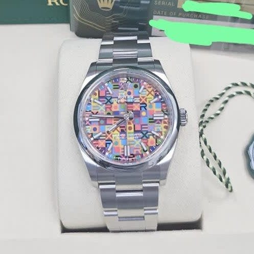 2026 Rolex Oyster Perpetual 36 Multicolored Jubilee motif 126000-0016 Listing Image 1 2026 Rolex Oyster Perpetual 36 Multicolored Jubilee motif 126000-0016 Listing Image 1