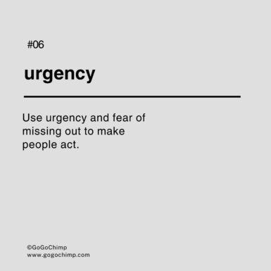 CRO tips for urgency