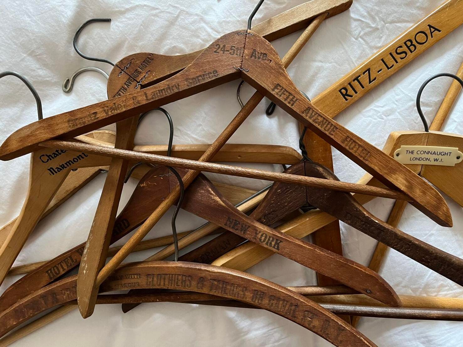 Welcome to my wooden hanger collection