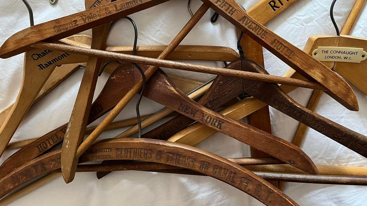 Welcome to my wooden hanger collection