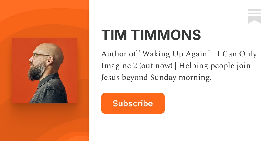 TIM TIMMONS | Substack