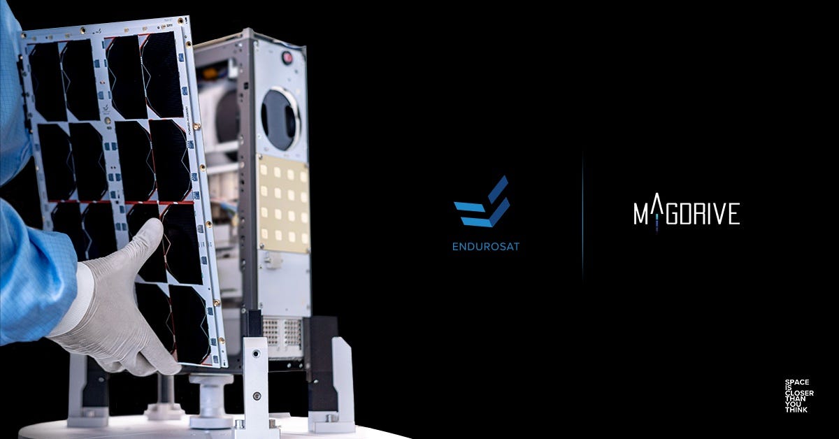 Magdrive next-gen spacecraft propulsion via EnduroSat's Space Service
