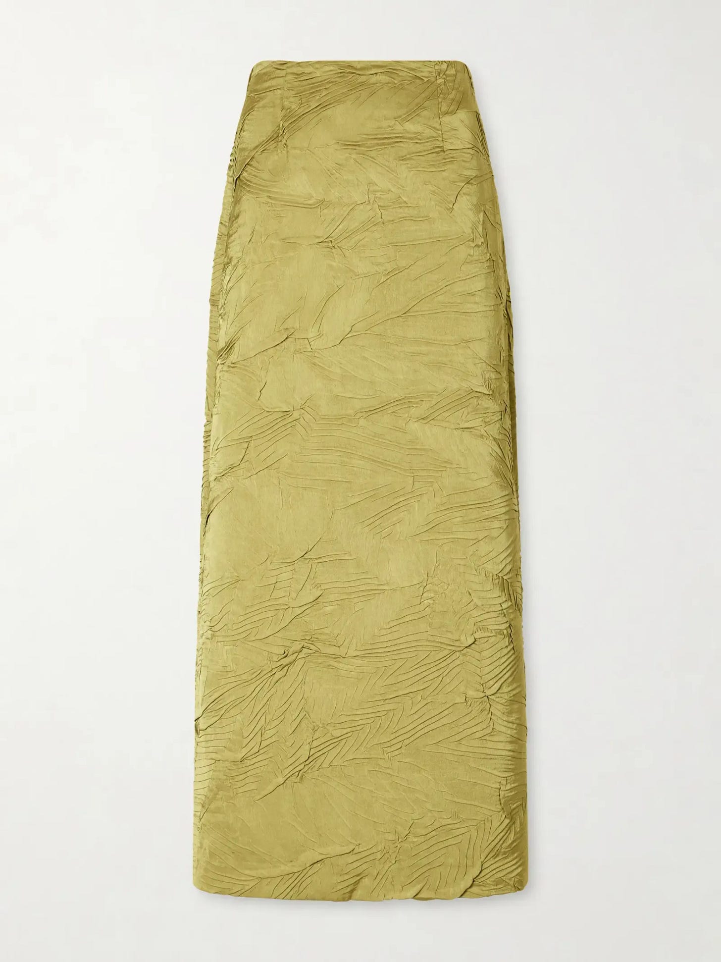 Inez Satin Pencil Skirt - Nature Abhors A Vacuum from Ulla Johnson Inez Satin Pencil Skirt - Nature Abhors A Vacuum from Ulla Johnson