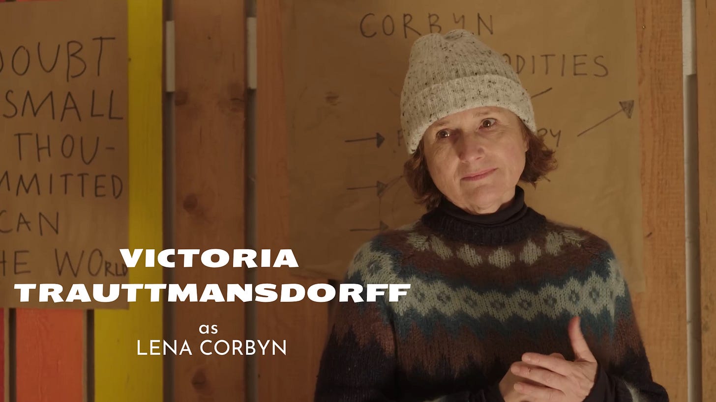 Actor Victoria Trauttmansdorff as Lena Corbyn