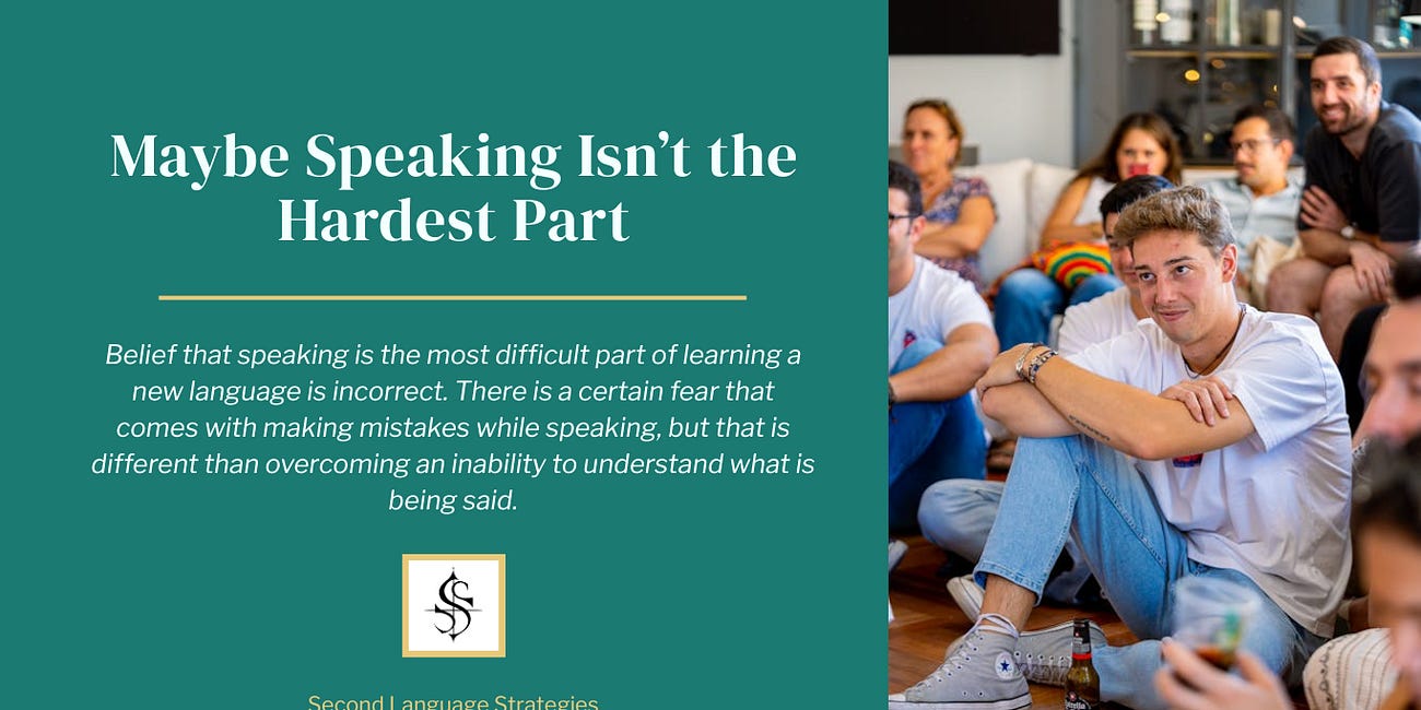 Maybe Speaking Isn't the Hardest Part
