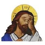 Disappointed Jesus | Sticker