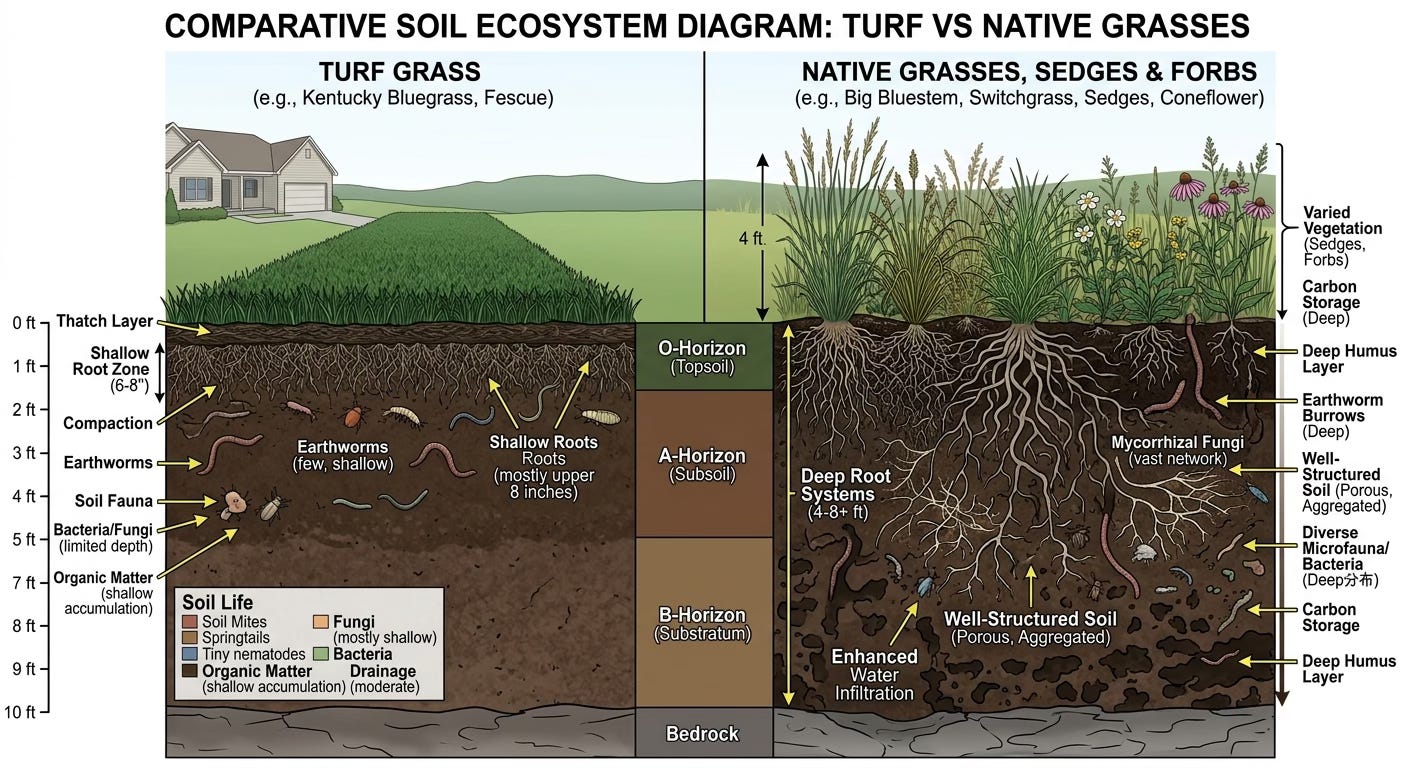 soil ecosystem diagram
