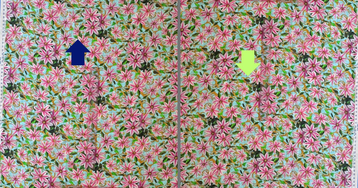 How to Identify Fabric Repeats, Motifs, and Directional Prints