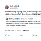 everyone I've watched drop their addictions did not try