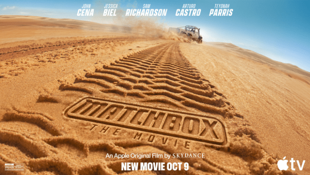 John Cena stars in “Matchbox The Movie,” premiering October 9 on Apple TV.