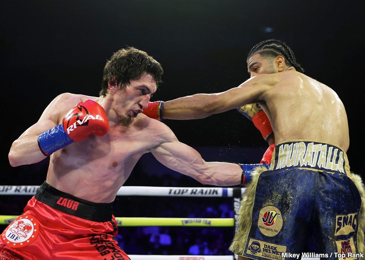 Image: Boxing Results: Raymond Muratalla Dominates Abdullaev Over Twelve Rounds to Secure IBF Interim Lightweight Championship in San Diego